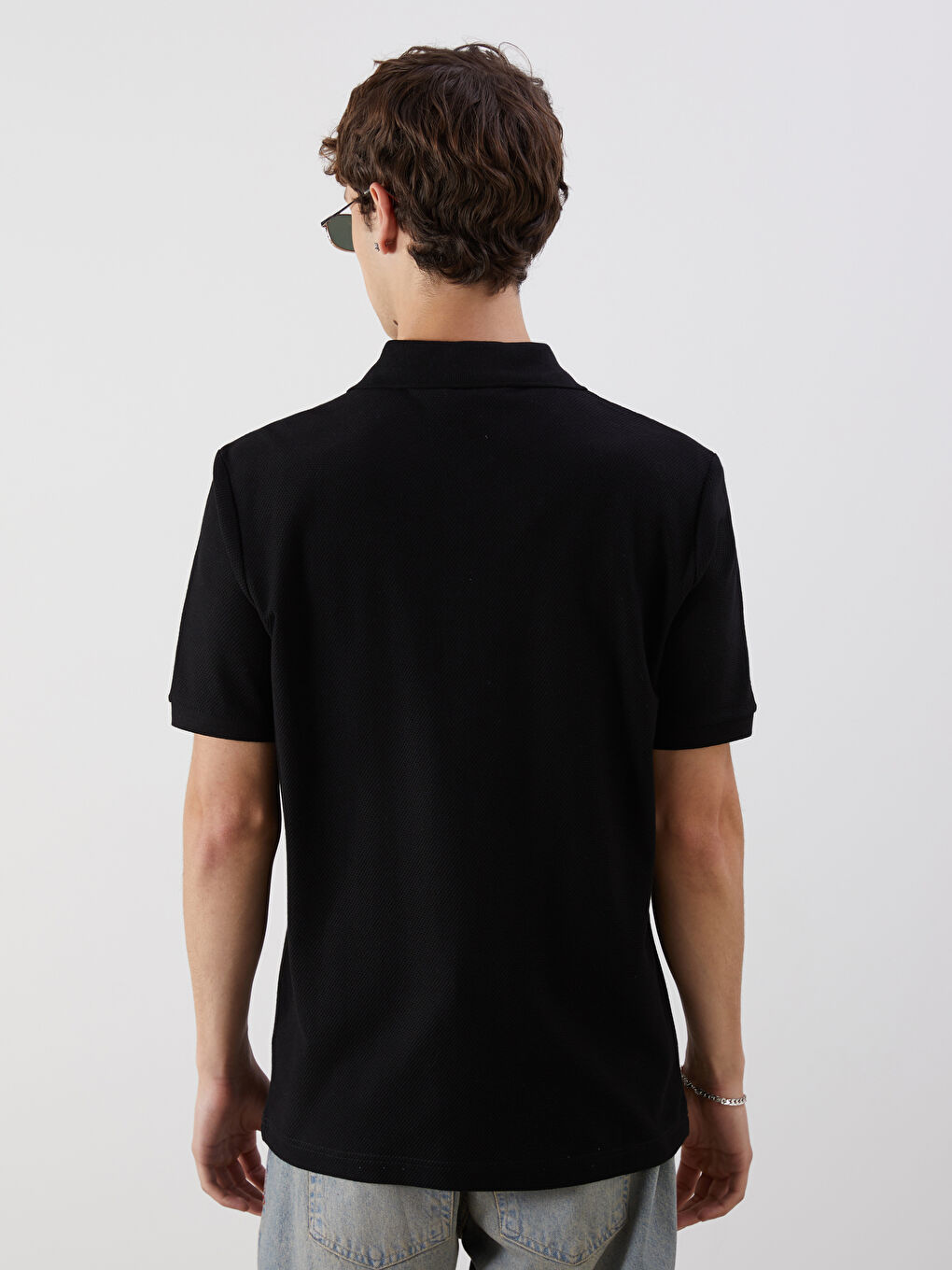Men's Polo Neck T-Shirt -S5QQ59Z8-CVL