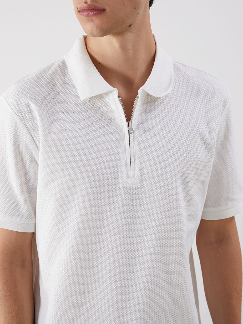 Men's Polo Neck T-Shirt -S5QQ59Z8-R9J