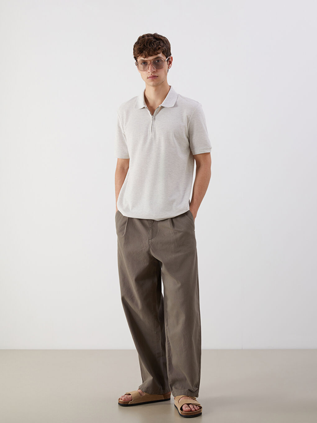 Men's Polo Neck T-Shirt -S5QQ59Z8-D2Y