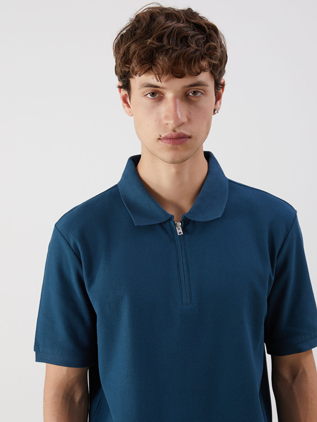 Men's Polo Neck T-Shirt -S5QQ59Z8-ZHX