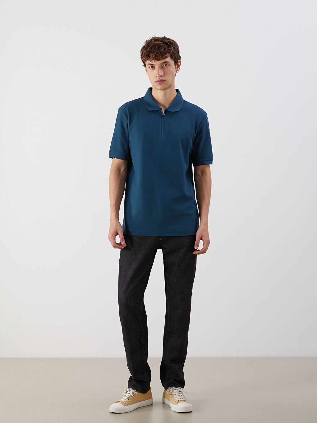 Men's Polo Neck T-Shirt -S5QQ59Z8-ZHX