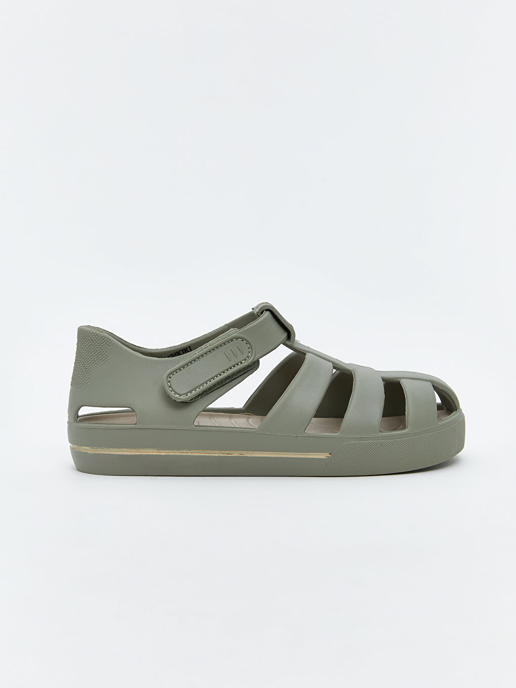 Yeşil Cırt Cırtlı Erkek Çocuk Sandalet-1