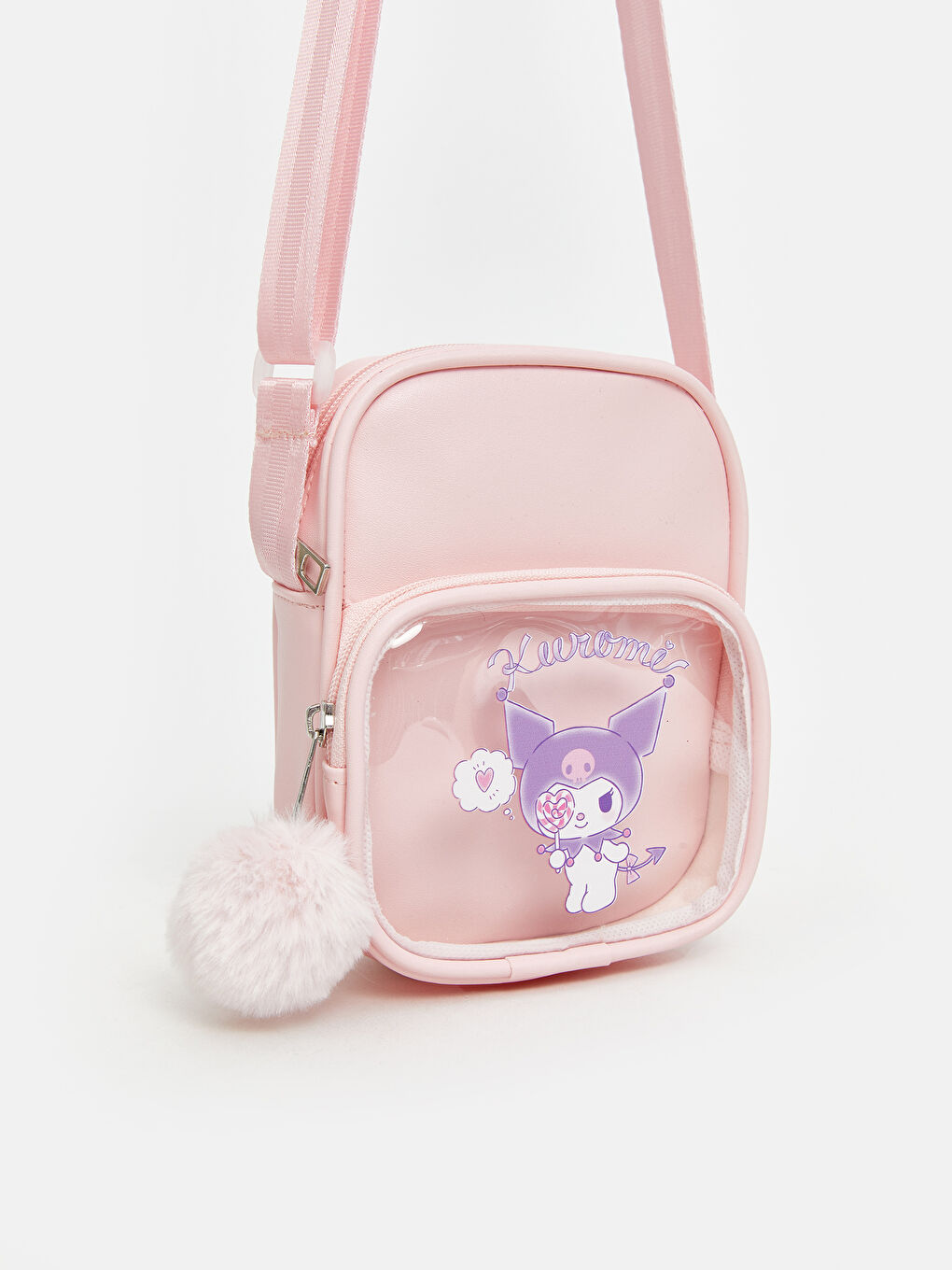 Pembe Kuromi Baskılı Kız Çocuk Omuz Çantası-2