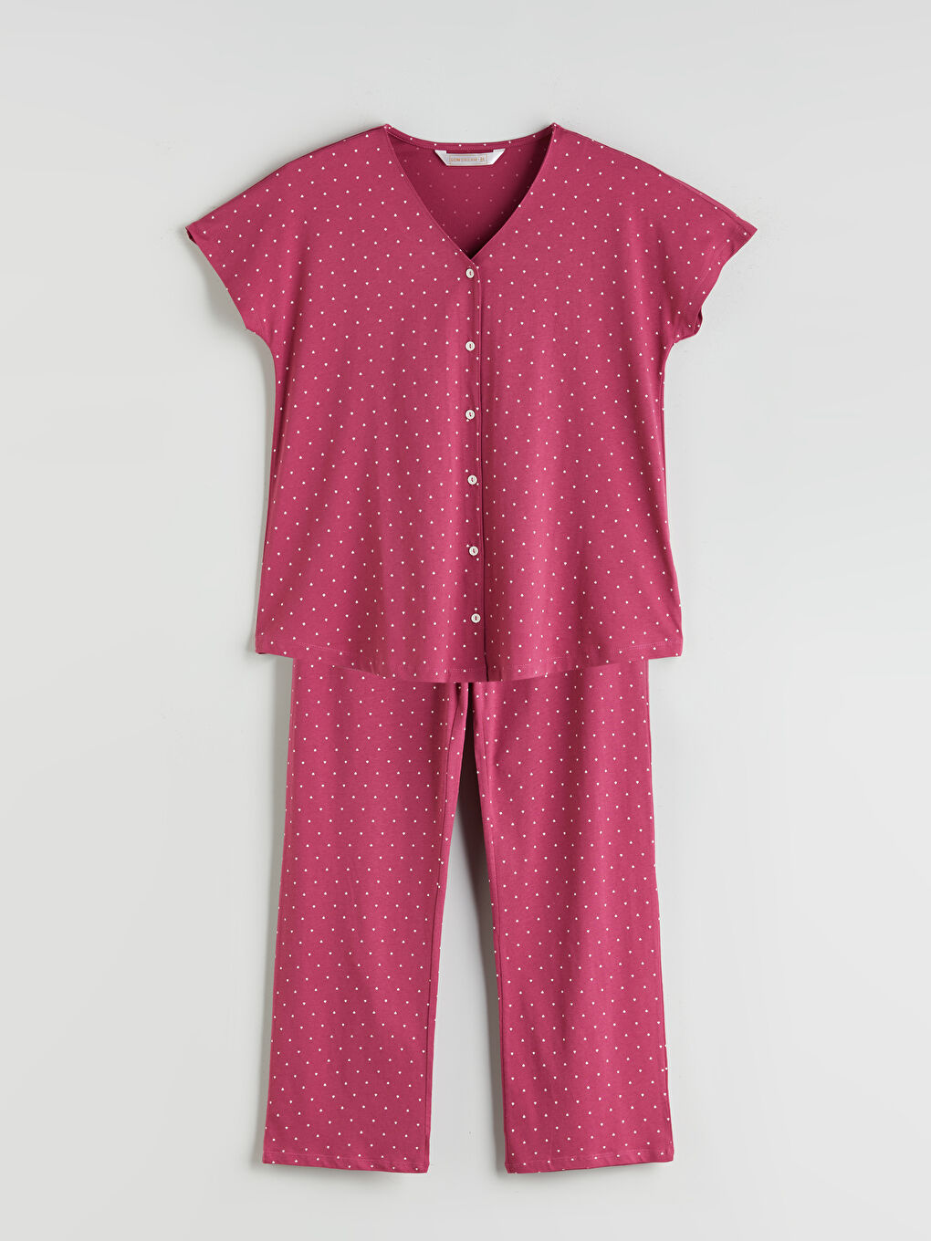 LCW DREAM V-Neck Polka Dot Maternity Pyjama Set -S5QQ82Z8-LQU