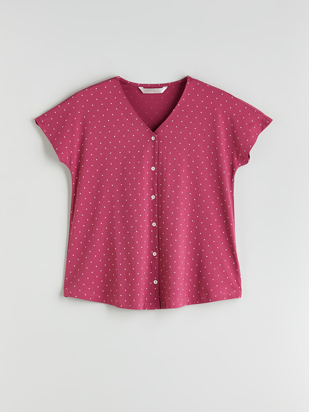 LCW DREAM V-Neck Polka Dot Maternity Pyjama Set -S5QQ82Z8-LQU