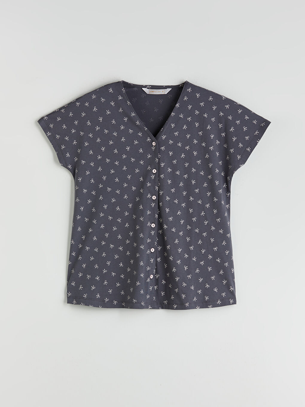 LCW DREAM V-Neck Polka Dot Maternity Pyjama Set -S5QQ82Z8-LRX