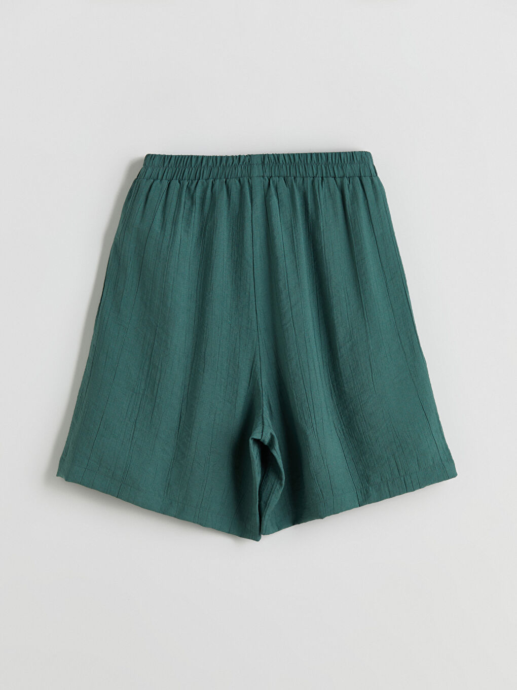 Elasticated Waist Textured Women's Shorts -S5QQ95Z8-EAW