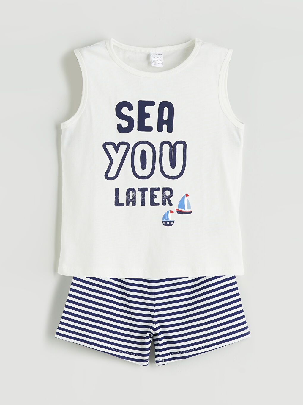 Printed Baby Boys' Tank Top and Shorts 2 Pack -S5QR04Z1-FDU