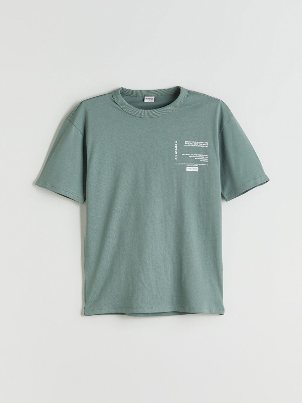 LCW Kids Crew Neck Boys' T-Shirt and Shorts -S5QR11Z4-GN2