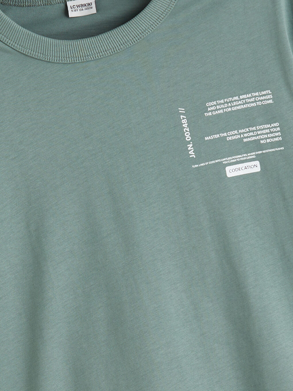 LCW Kids Crew Neck Boys' T-Shirt and Shorts -S5QR11Z4-GN2
