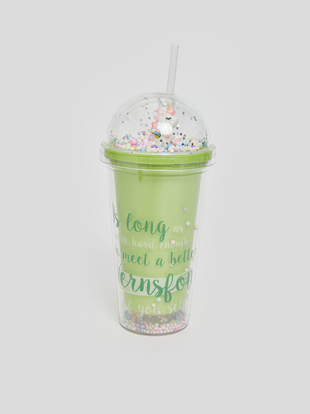 Karışık Baskılı Pipetli Bardak