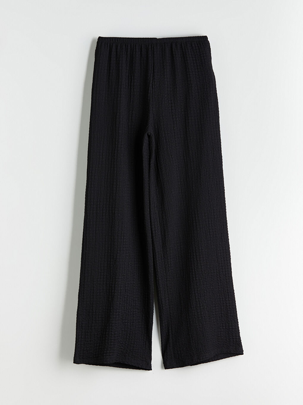 XSIDE Elasticated Waist Textured Women's Trousers -S5QR30Z8-CVL