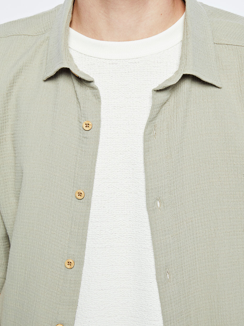 Teenage Boy GREEN Shirt -S5QR36Z4-GHY