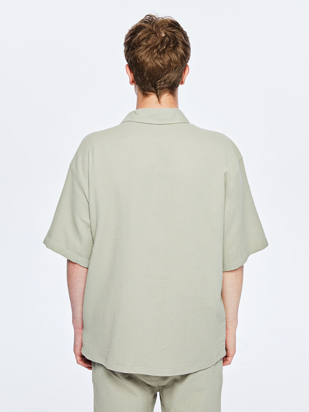 Teenage Boy GREEN Shirt -S5QR36Z4-GHY