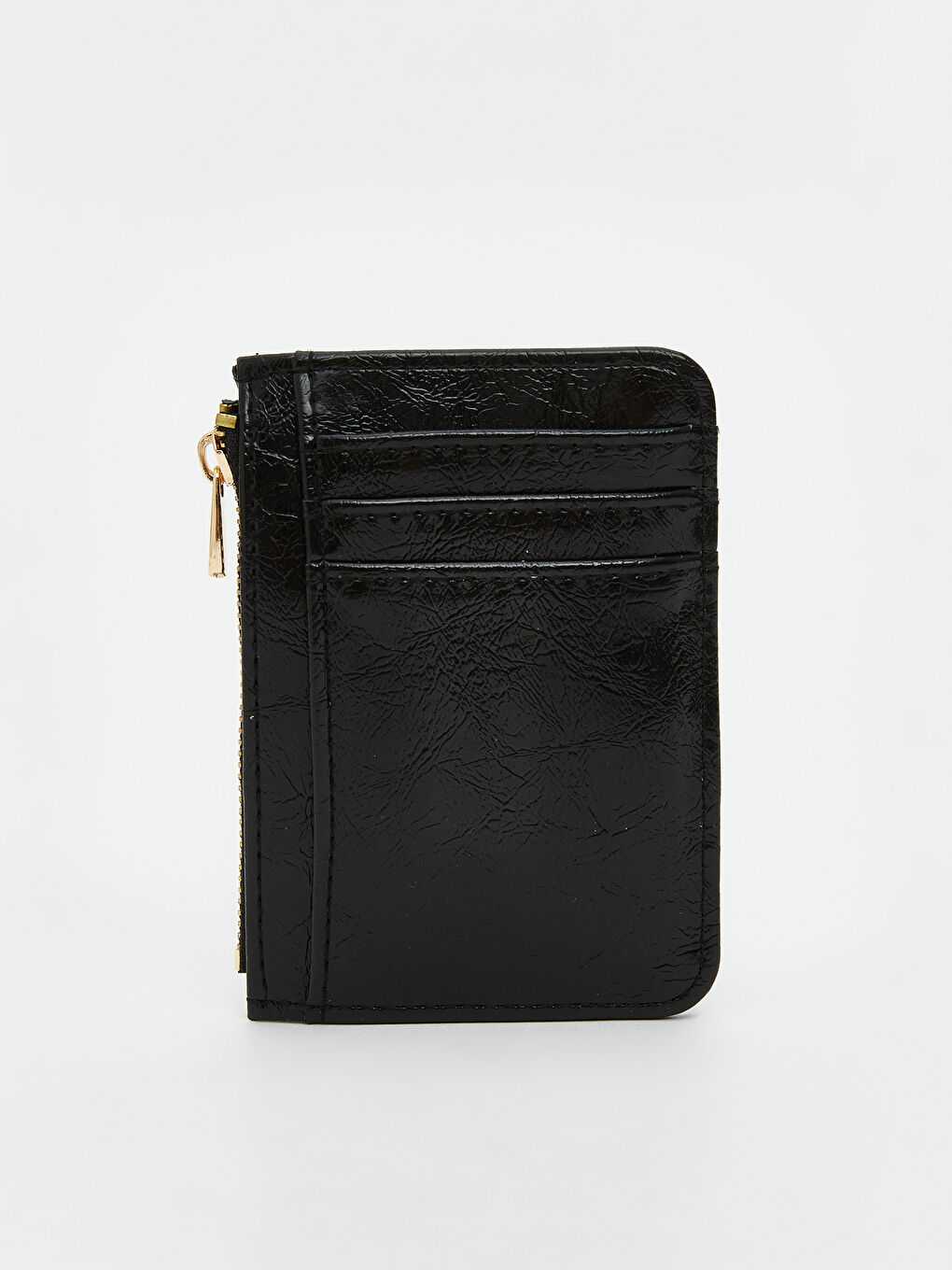 Siyah Kadın Suni Deri Cüzdan ve Kartlık-1