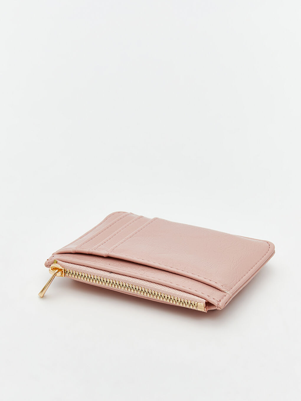 Pembe Kadın Suni Deri Cüzdan ve Kartlık-2
