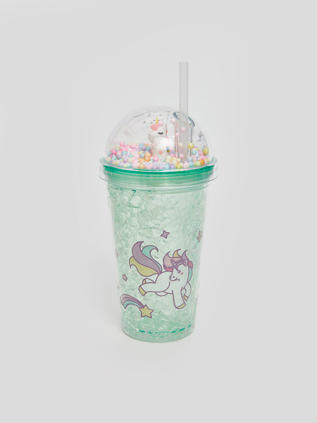 Karışık Baskılı Pipetli Bardak