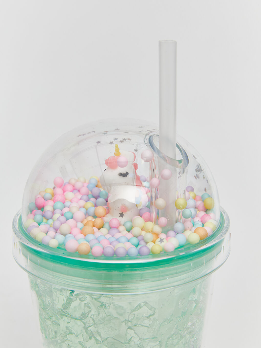 Karışık Baskılı Pipetli Bardak-1