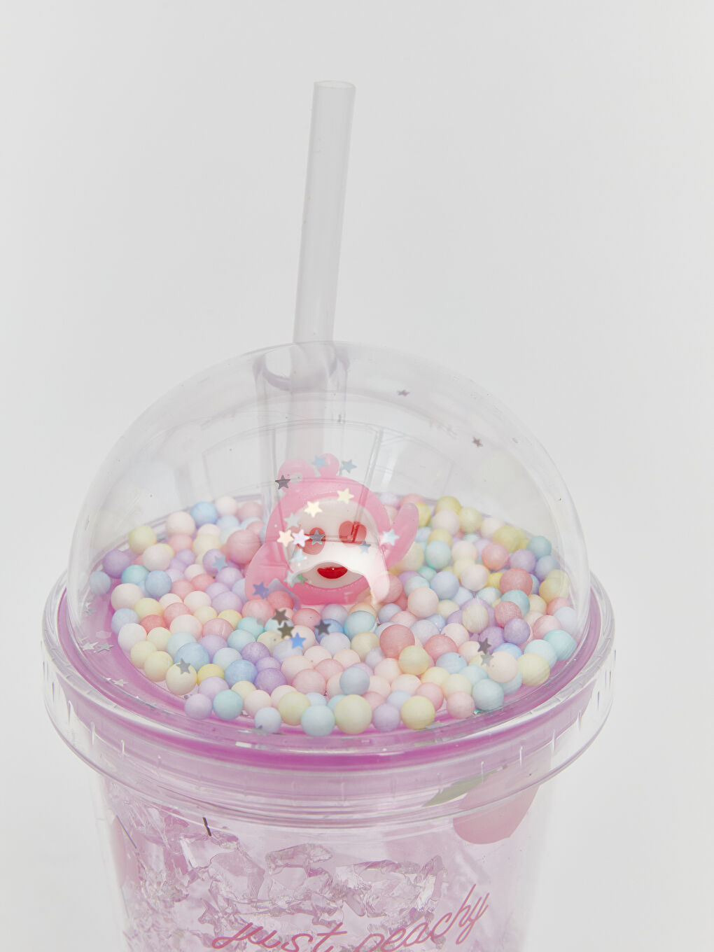 Karışık Baskılı Pipetli Bardak-1