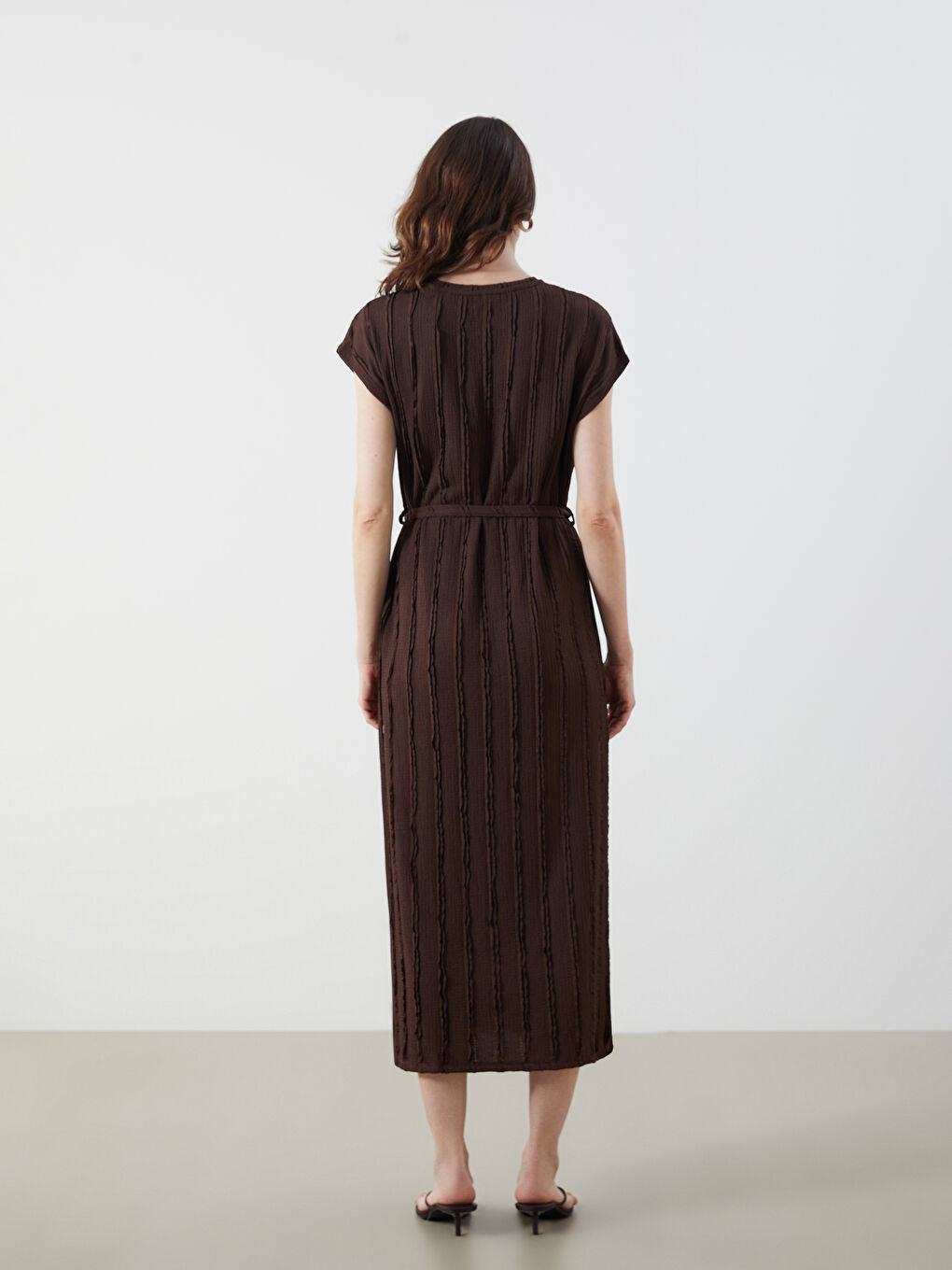 Woman BROWN Dress -S5QR92Z8-HDT