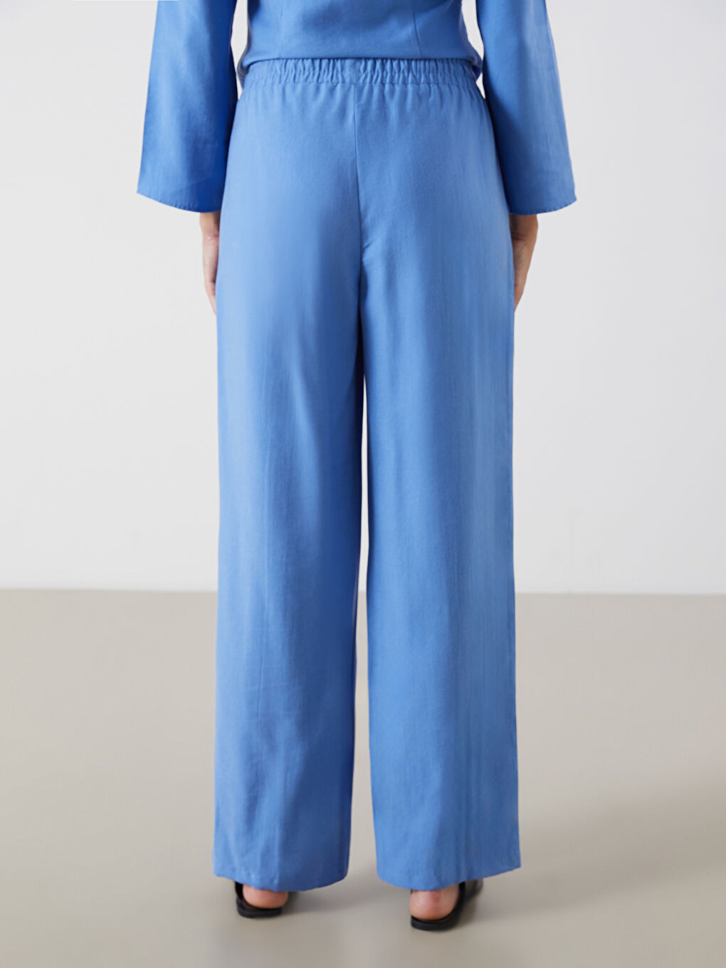 بنطلون نساء بخصر مطاطي-3