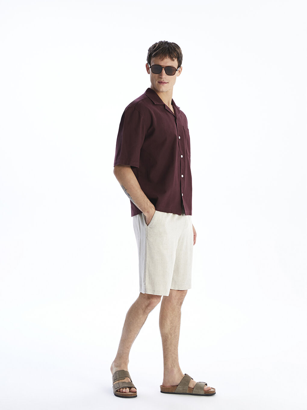 LCW Vision Man BORDEAUX Shirt -S5QS30Z8-D1H