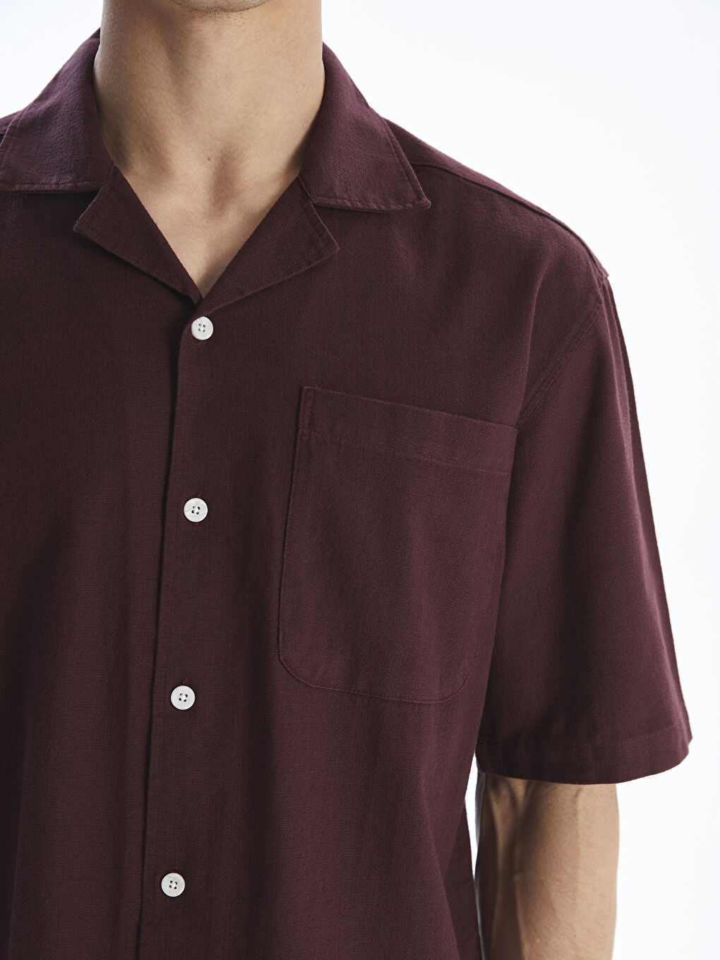 LCW Vision Man BORDEAUX Shirt -S5QS30Z8-D1H