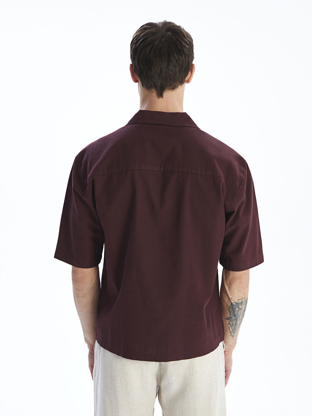 LCW Vision Man BORDEAUX Shirt -S5QS30Z8-D1H