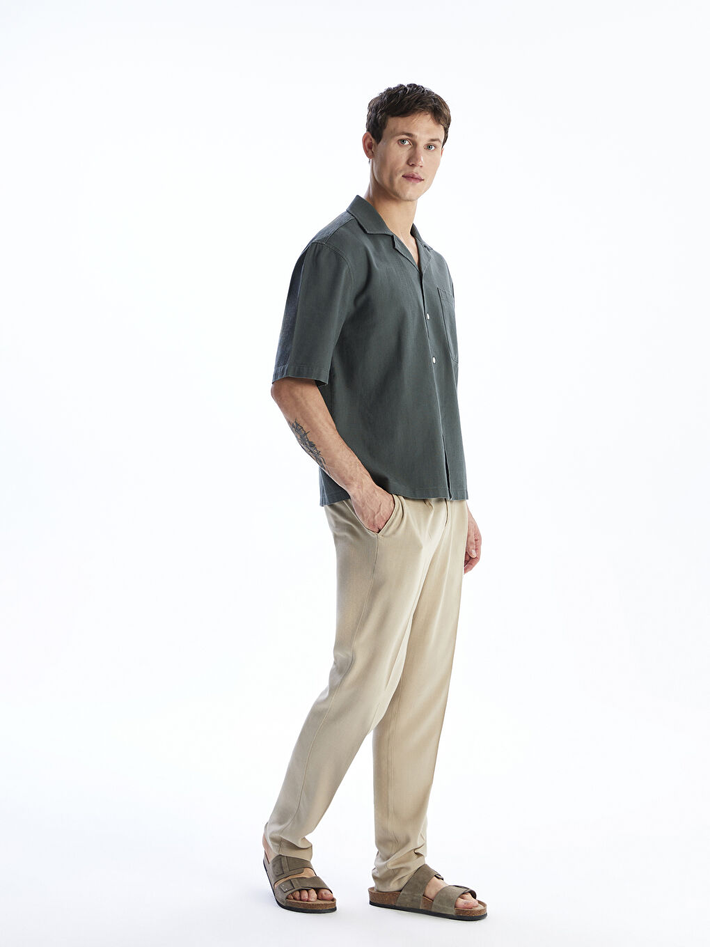 LCW Vision Man PETROL Shirt -S5QS30Z8-DBJ