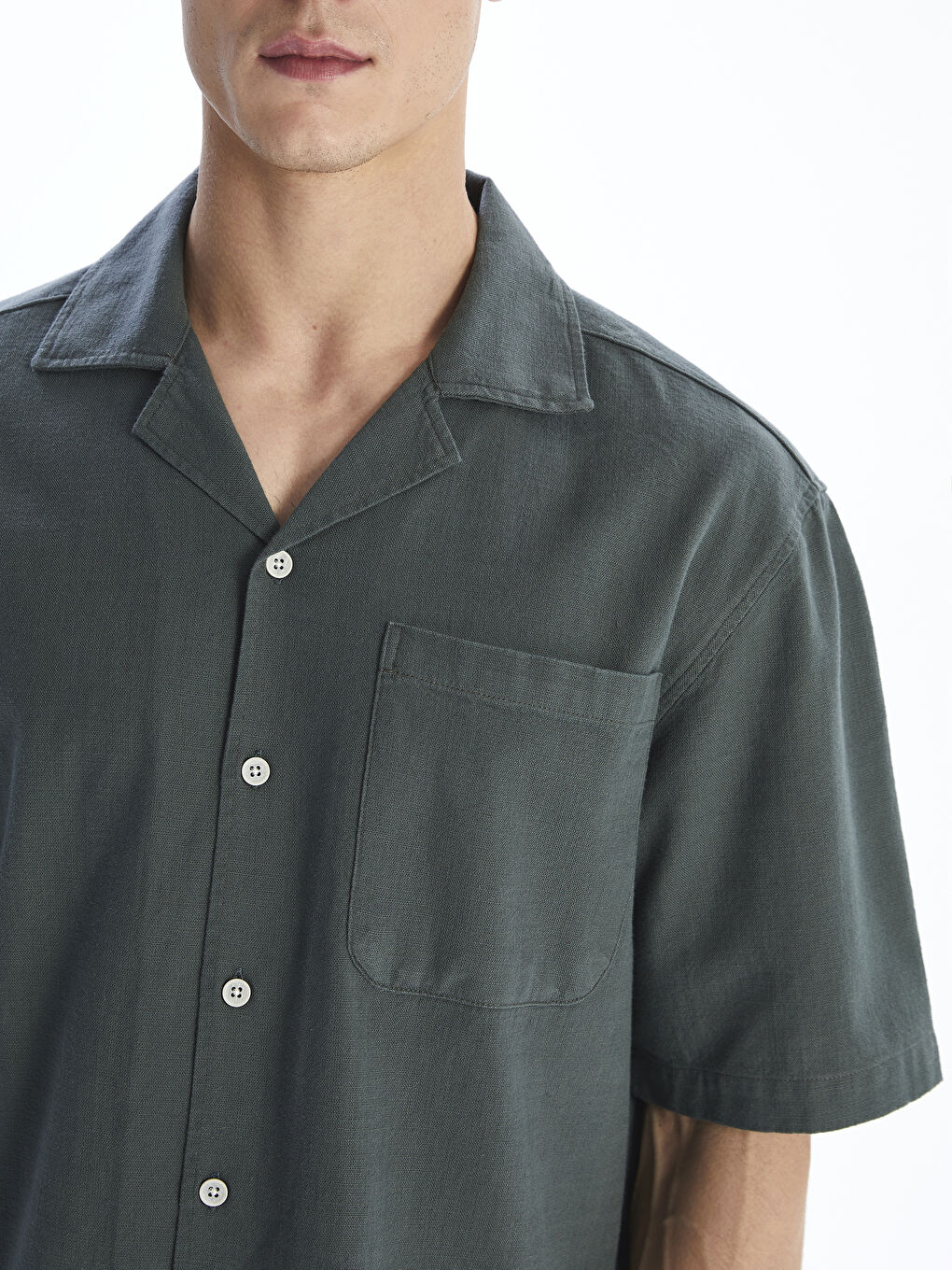 LCW Vision Man PETROL Shirt -S5QS30Z8-DBJ