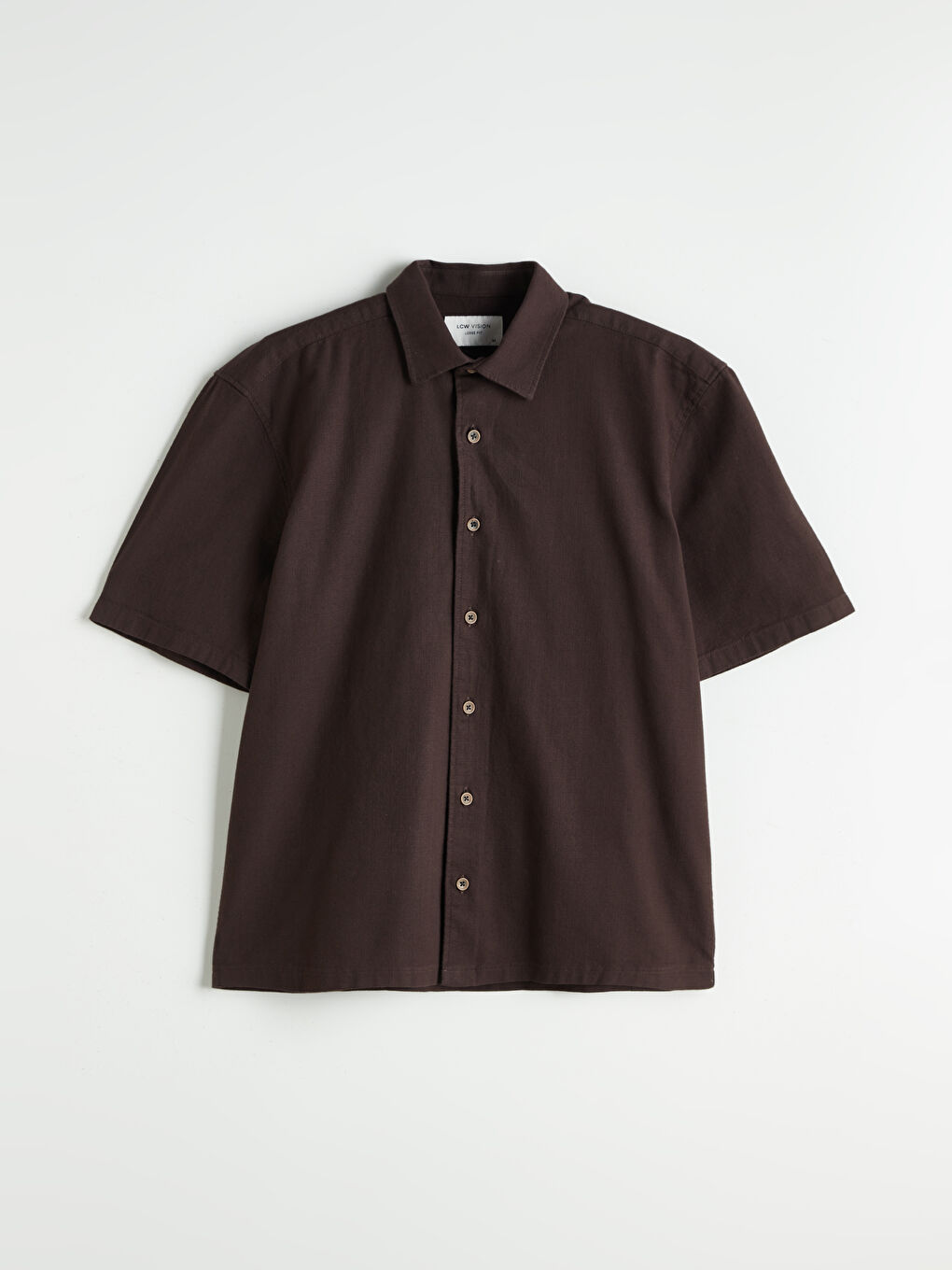 Comfortable Fit Short Sleeved Poplin Men's Shirt -S5QS37Z8-HCV
