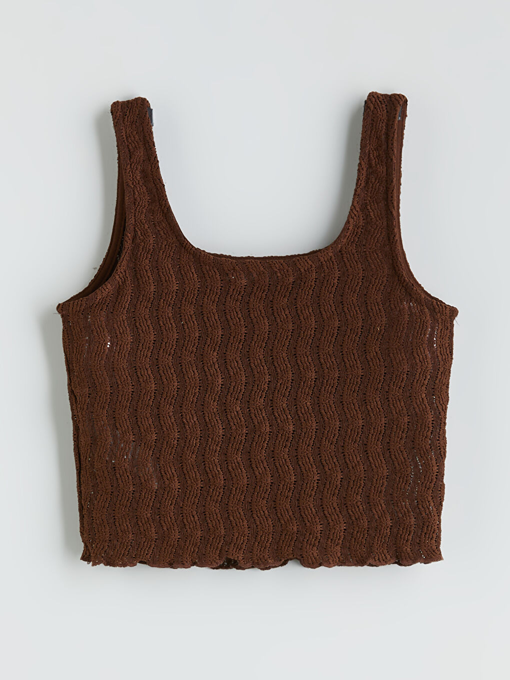 Woman BROWN Crop Top -S5QS62Z8-ZMQ