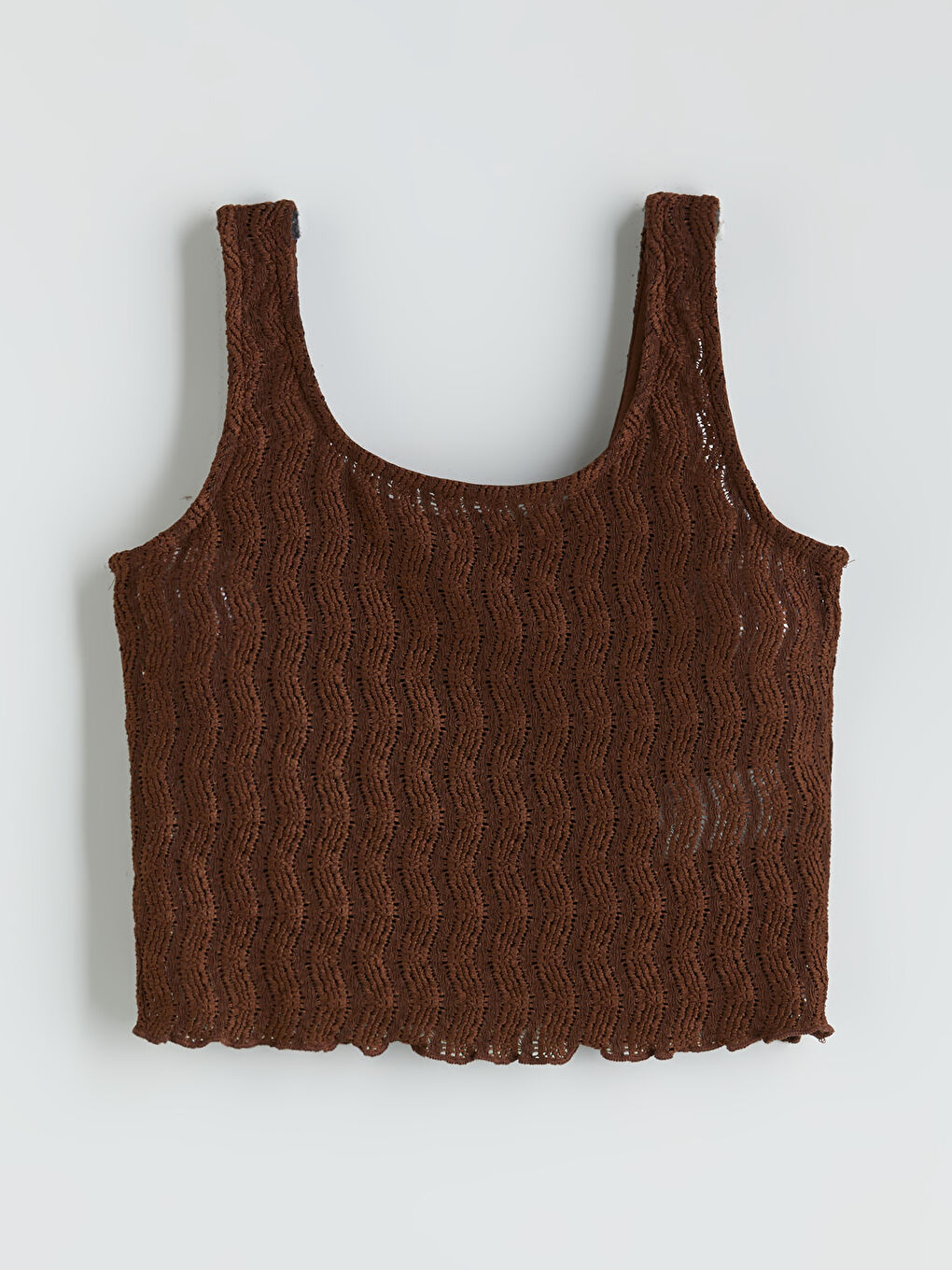 Woman BROWN Crop Top -S5QS62Z8-ZMQ