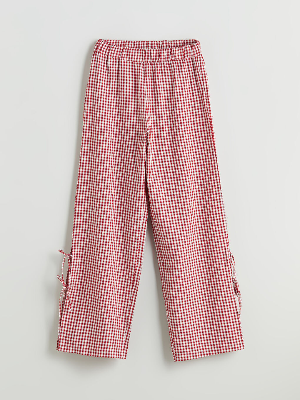 Square Collar Plaid Strappy Women's Pyjama Set-13