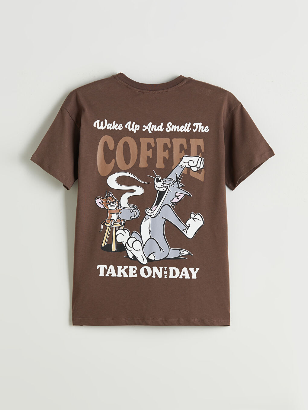 Crew Neck Tom and Jerry Printed Women's T-Shirt -S5QS86Z8-ZP7