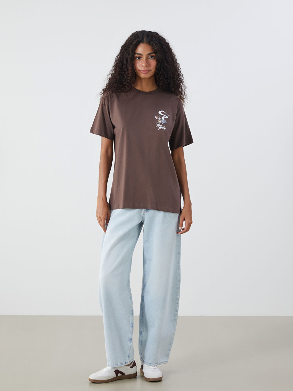 Crew Neck Tom and Jerry Licensed Women's T-Shirt-1