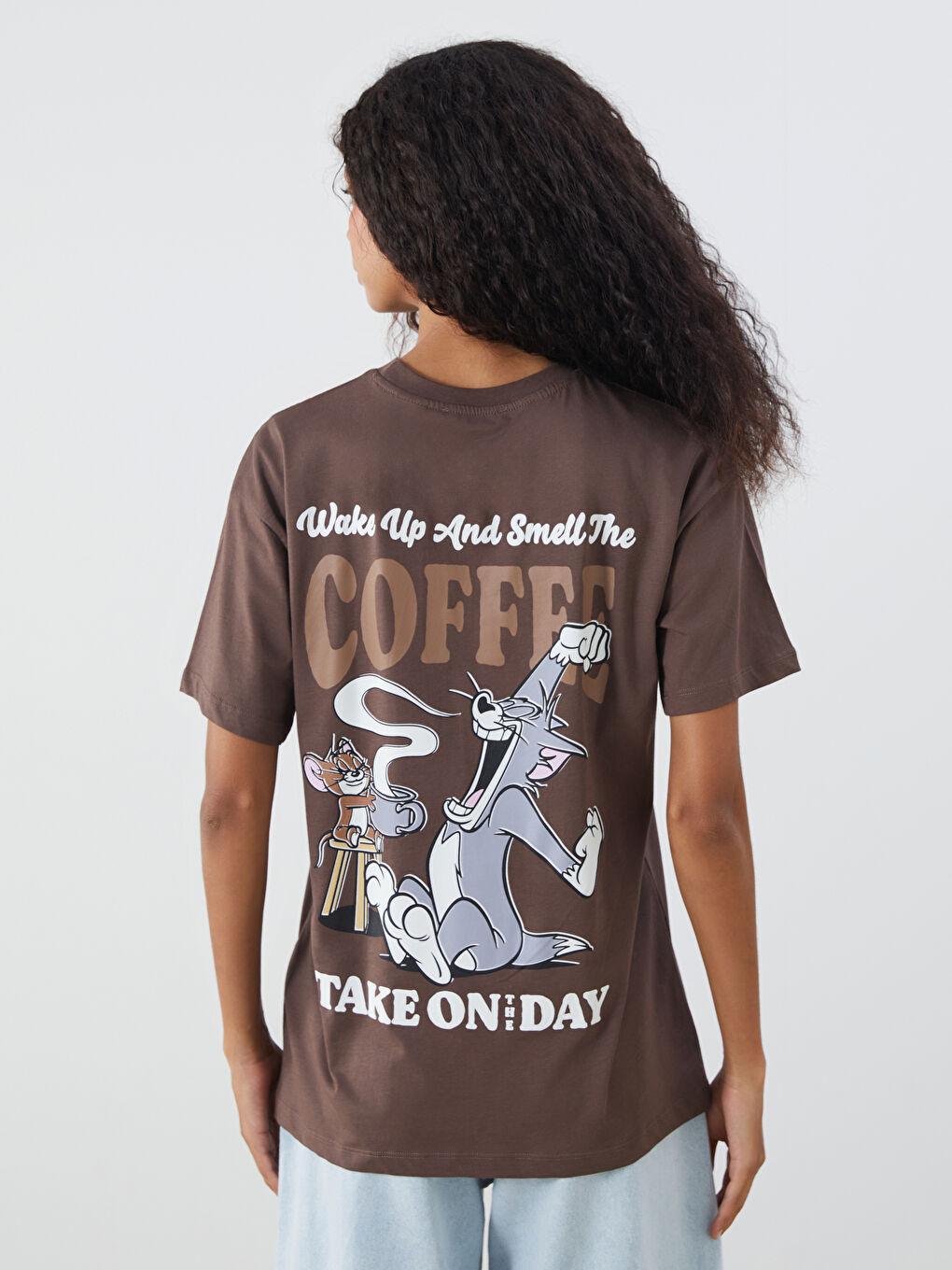 Crew Neck Tom and Jerry Licensed Women's T-Shirt-3