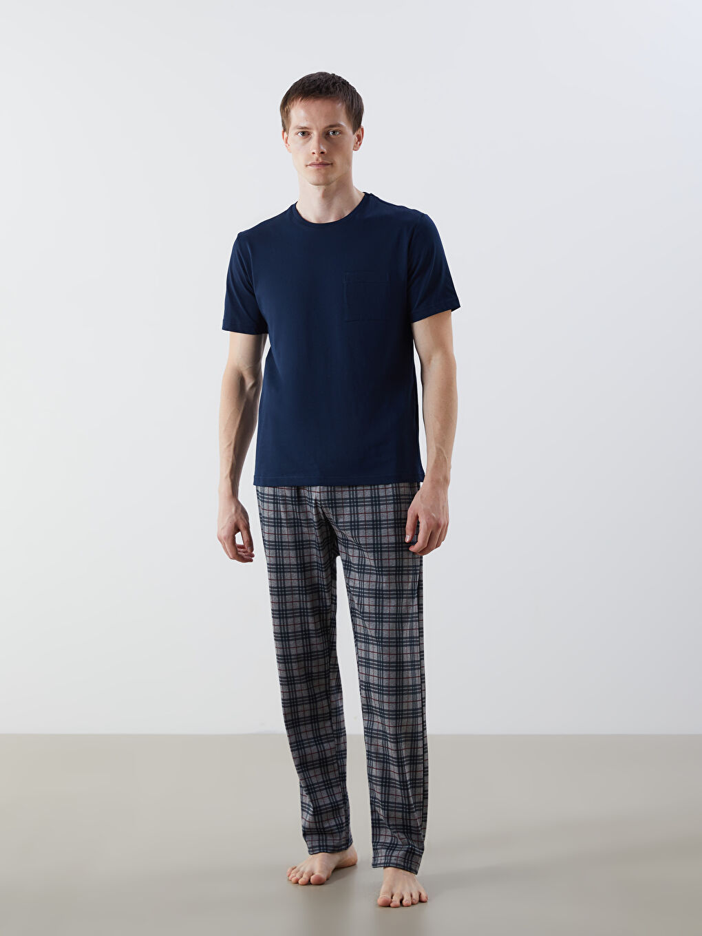 LC Waikiki Man GREY Pyjama Set -S5QS95Z8-LRW