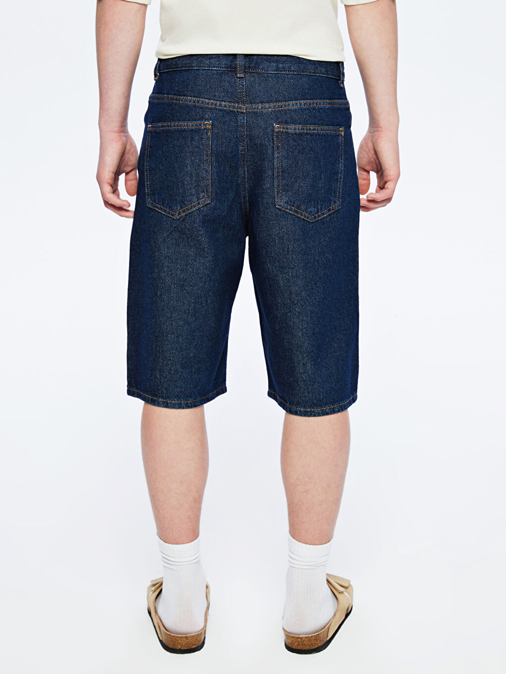 LCW Kids Genç Erkek Jean Şort -S5QT45Z4-341
