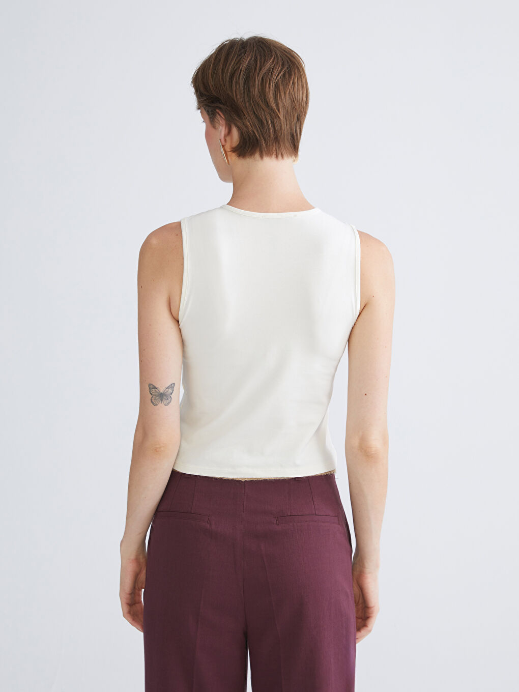 LCW Vision Crew Neck Women's Tank Top -S5QT46Z8-FDJ