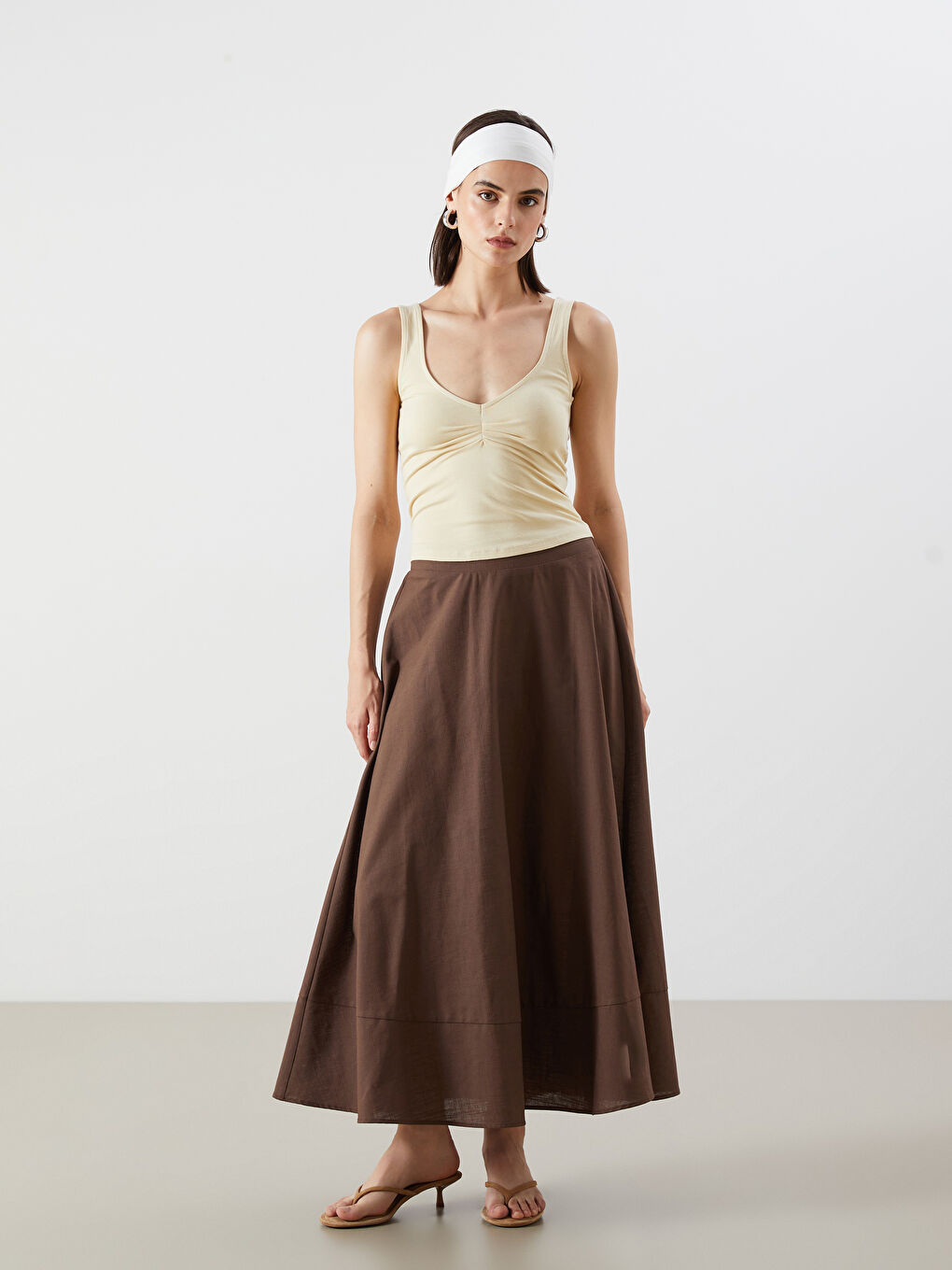 LCW Vision Woman BEIGE Tank Top -S5QT49Z8-FYC