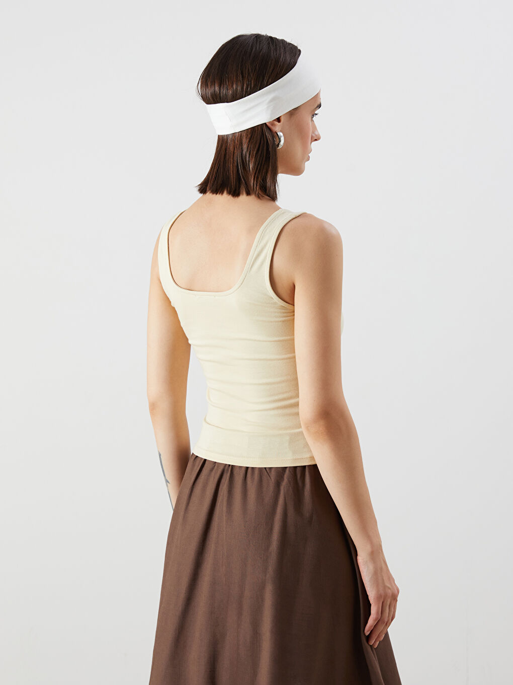 LCW Vision Woman BEIGE Tank Top -S5QT49Z8-FYC
