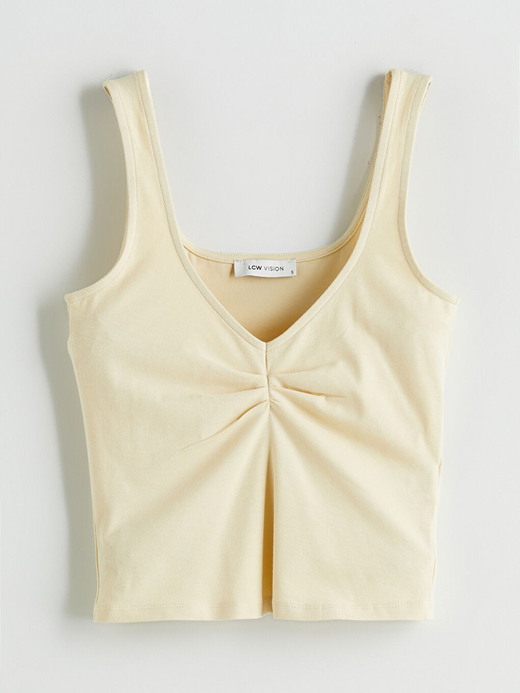 LCW Vision Woman BEIGE Tank Top -S5QT49Z8-FYC