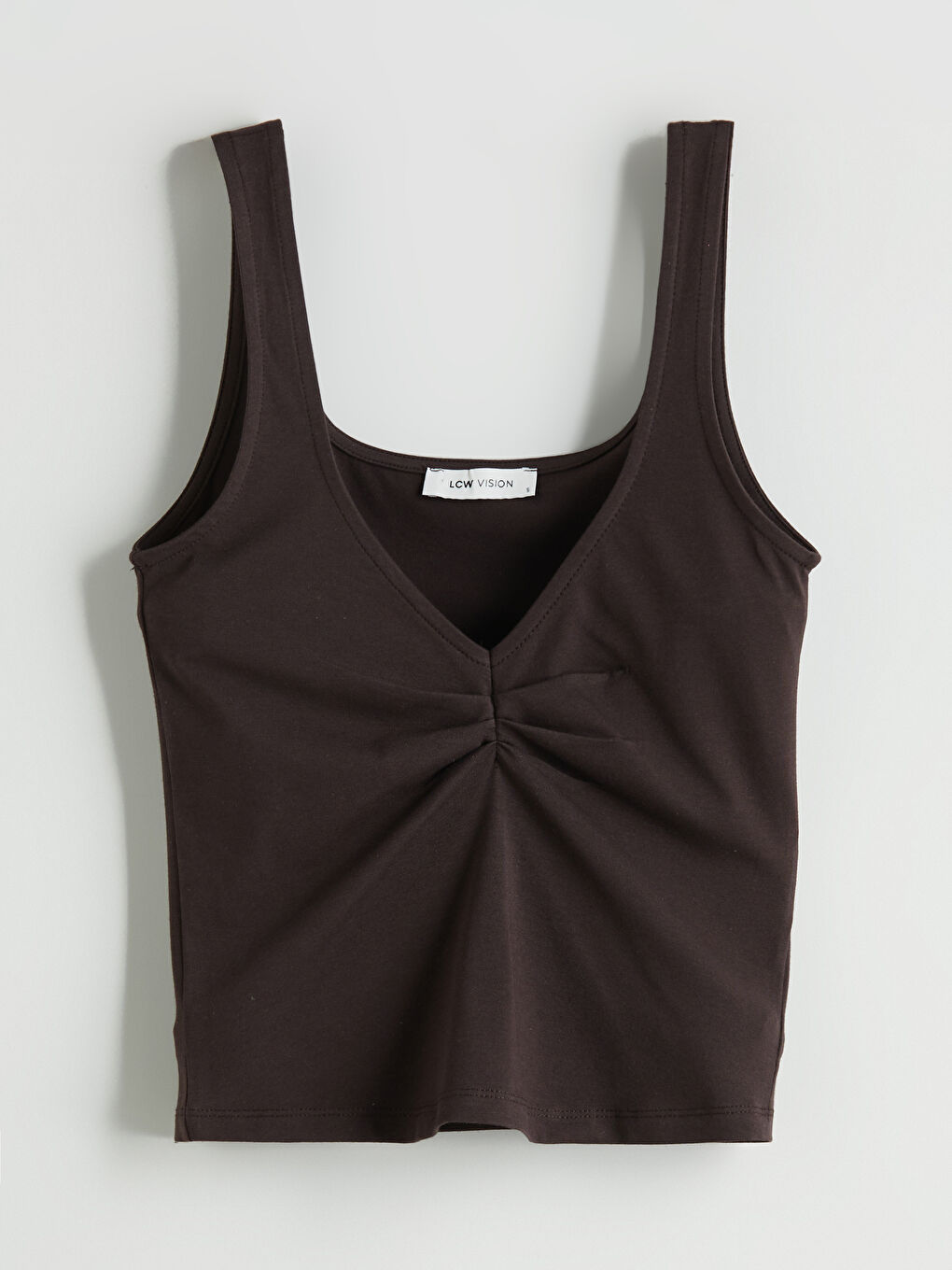 LCW Vision Woman BROWN Tank Top -S5QT49Z8-HMK