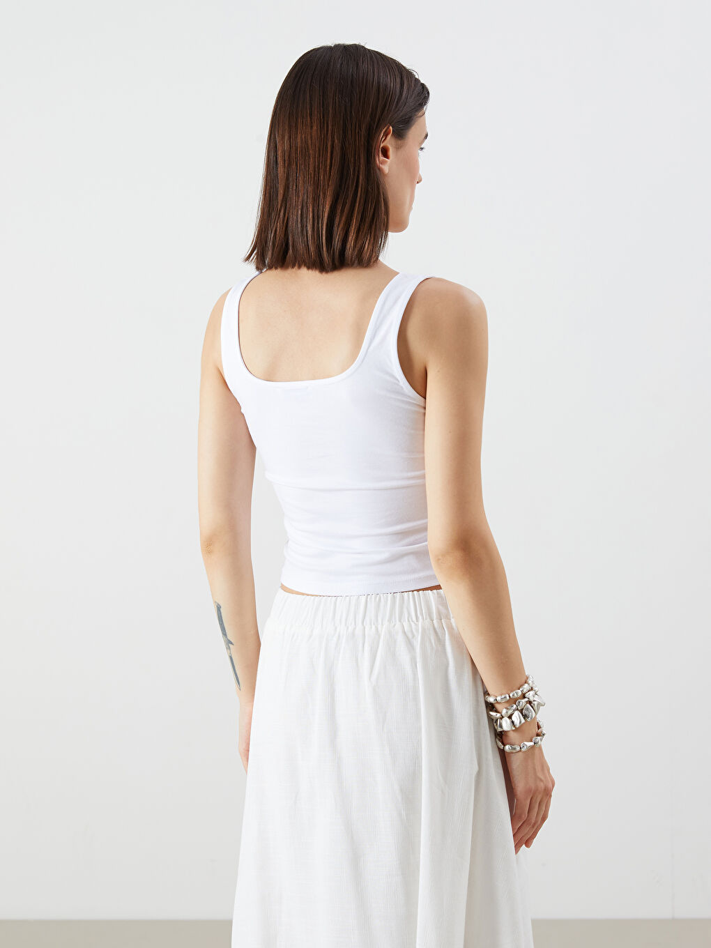 LCW Vision Woman WHITE Tank Top -S5QT49Z8-Q6K