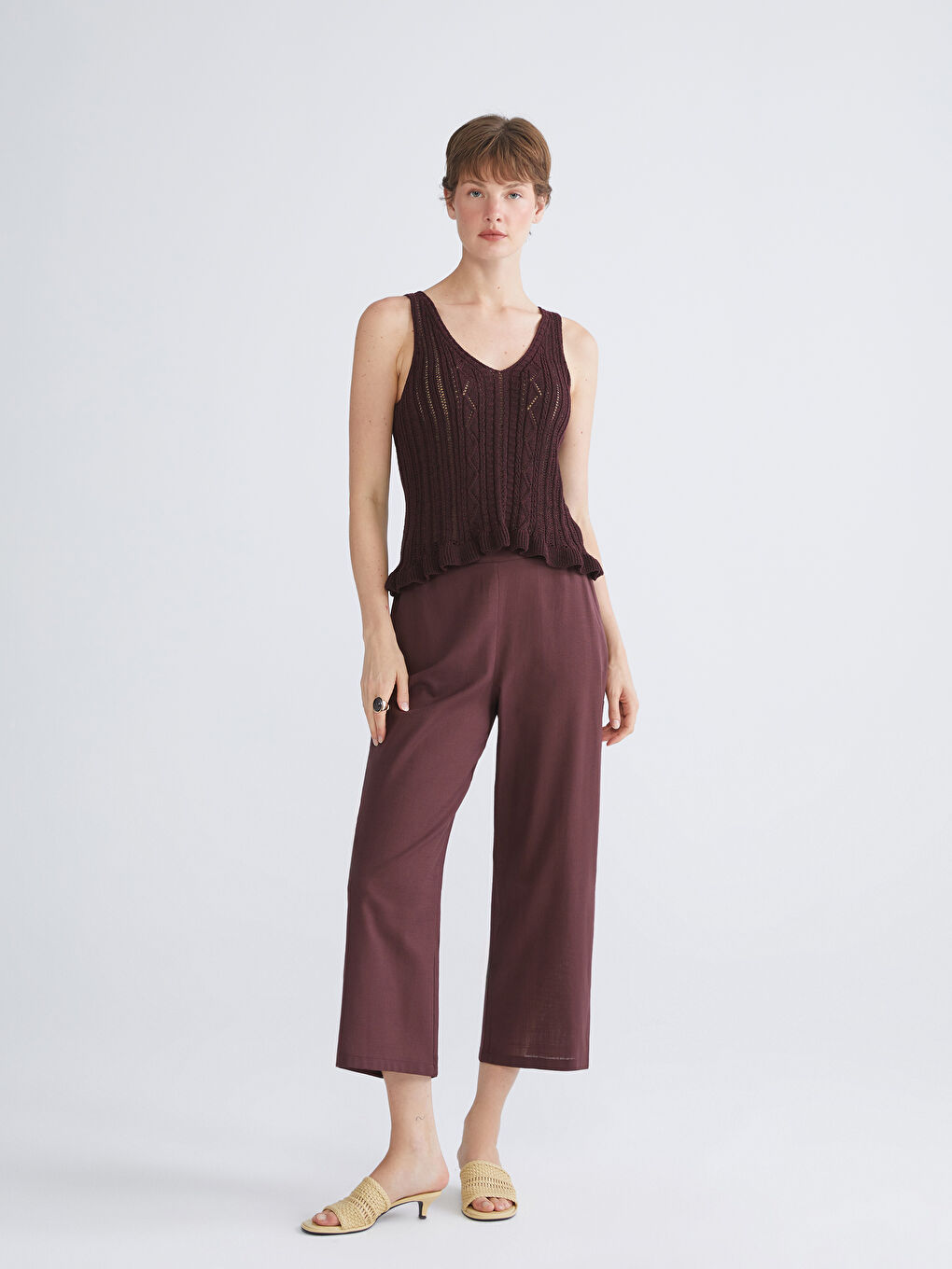 LCW Vision Woman PLUM Blouse -S5QT51Z8-HQT