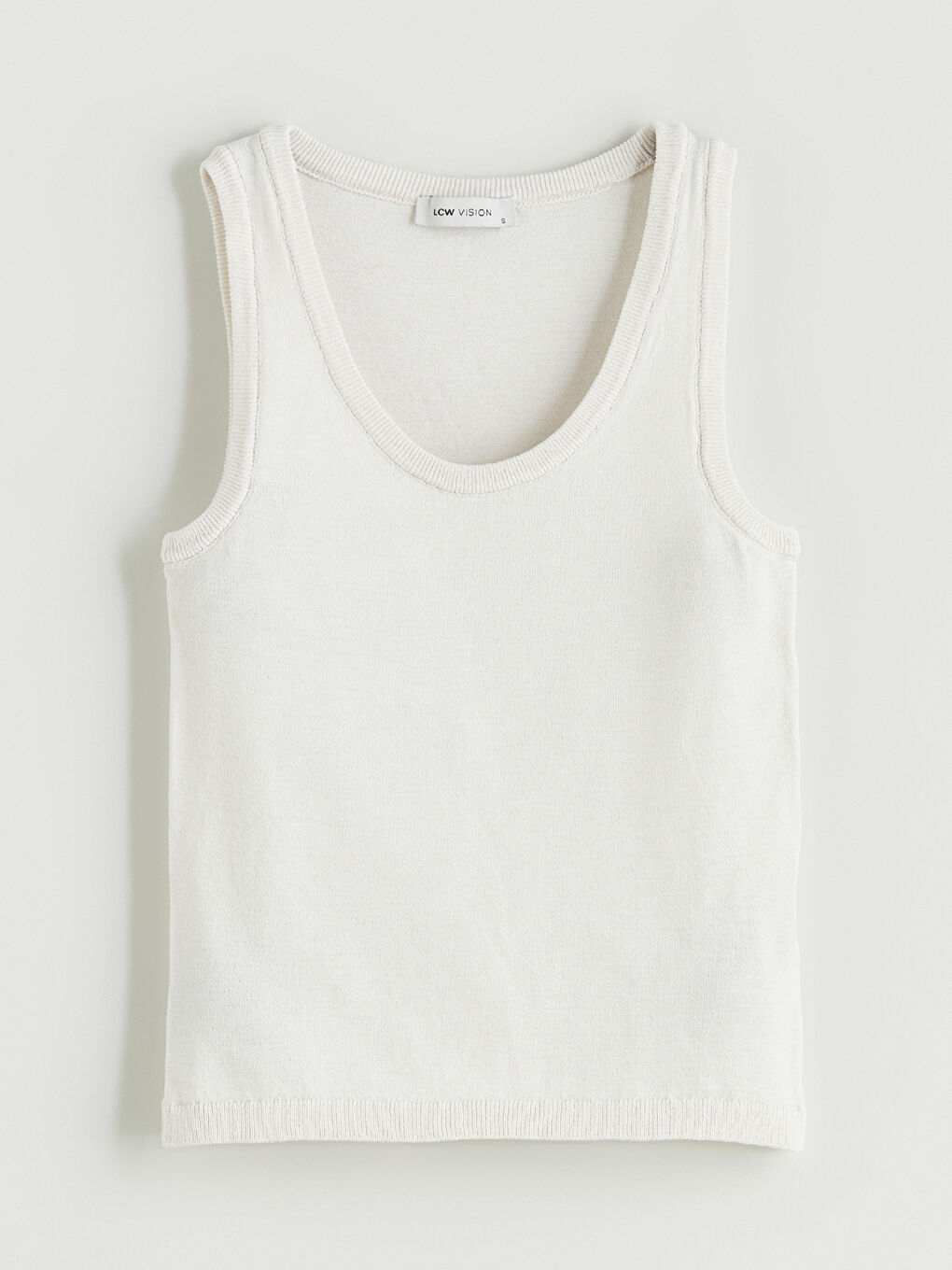 LCW Vision U Neck Women's Knitwear Tank Top -S5QT52Z8-FDU