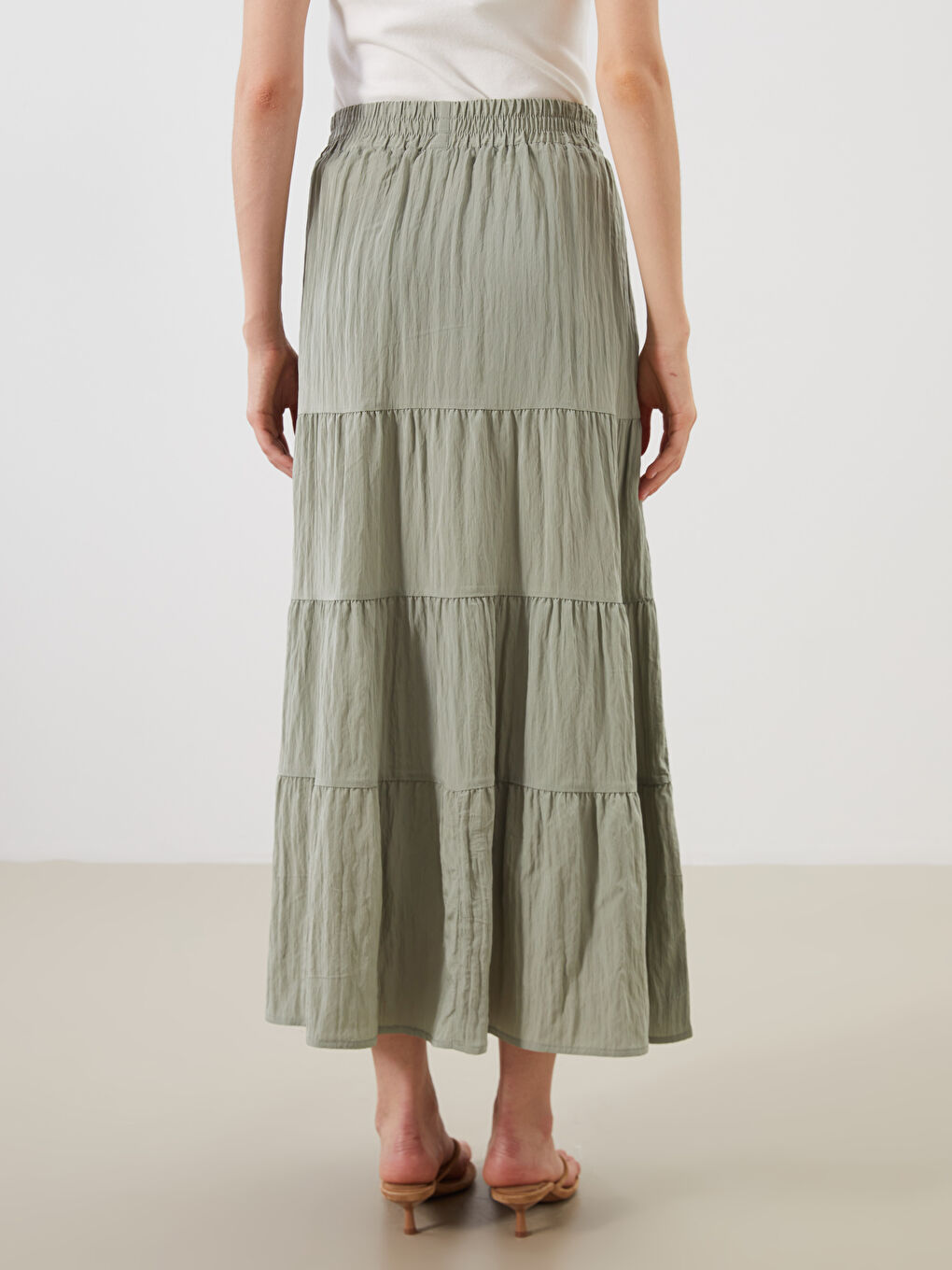 Woman GREEN Skirt -S5QT57Z8-FLL