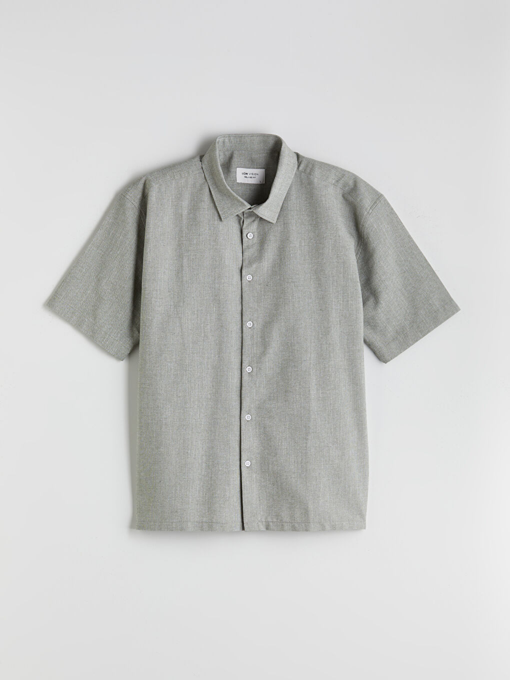 Regular Fit Short Sleeve Dobby Men's Shirt -S5QT60Z8-ZSY