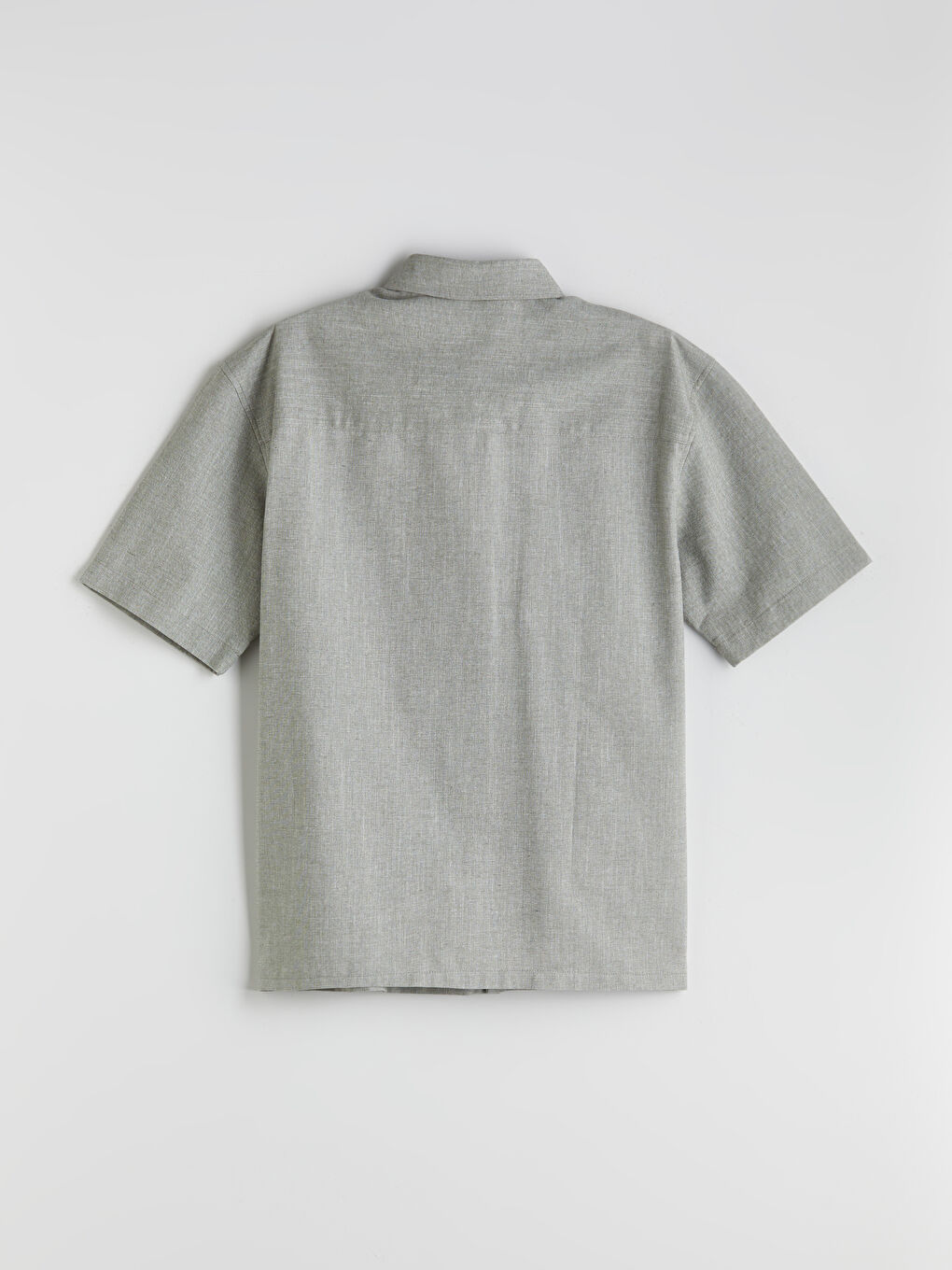 Regular Fit Short Sleeve Dobby Men's Shirt -S5QT60Z8-ZSY
